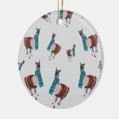 木の装飾 セラミックオーナメント (左)