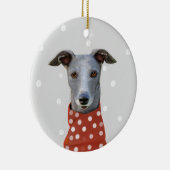 木の装飾 セラミックオーナメント (右)