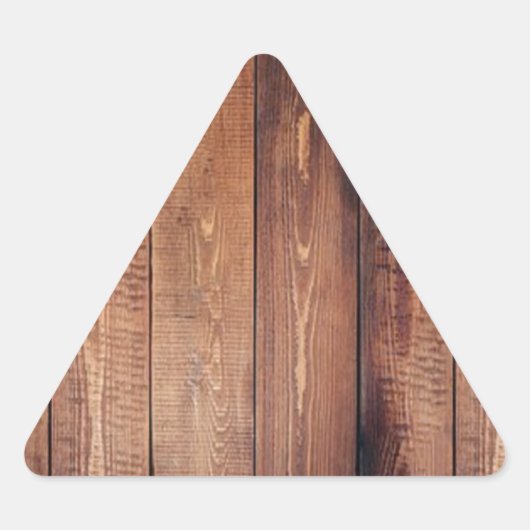 木の見実在た目 三角形シール (正面)