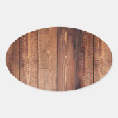 木の見実在た目 楕円形シール (正面)