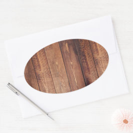 木の見実在た目 楕円形シール