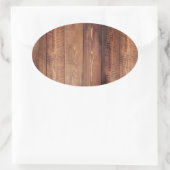 木の見実在た目 楕円形シール (バッグ)