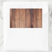 木の見実在た目 長方形シール (バッグ)