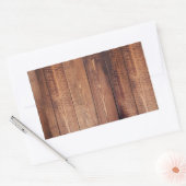 木の見実在た目 長方形シール (封筒)