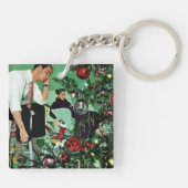 木の調整 キーホルダー (裏面)