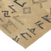 木の質のFutharkのより古い螺線形の芸術 ショートテーブルランナー (コーナー)