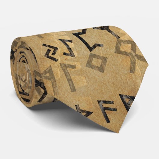 木の質のFutharkのより古い螺線形の芸術 ネクタイ (ロール)