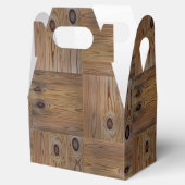 木の質自然な背景茶色の木 フェイバーボックス (オープン)