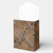 木の質自然な背景茶色の木 フェイバーボックス (オープン)