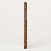 木の質自然な背景茶色の木 Case-Mate iPhoneケース (裏面/左)