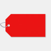 木の赤いトラックカスタムキッズクリスマス ギフトタグ (裏面横)