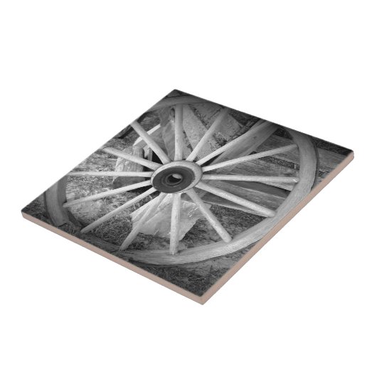 木の車輪 タイル (側面)