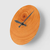 木の輪 ラウンド壁時計 (傾斜)