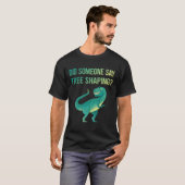 木の造形彫刻トピアリーポクトル Tシャツ (正面フル)
