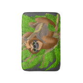 木の間抜けリラックス風呂のマットの中のナマケモノ バスマット (正面縦)