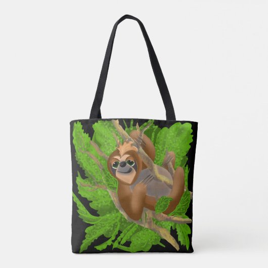 木の間抜け肩リラックストートバッグの中のナマズ トートバッグ (裏面)