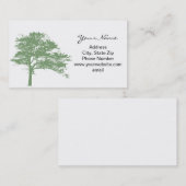 木の陰の名刺 名刺 (正面/裏面)