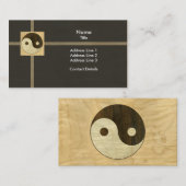 木の陰陽の記号 名刺 (正面/裏面)