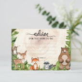 木の陸動物の木のログのアドバイス エンクロージャーカード (スタンド正面)