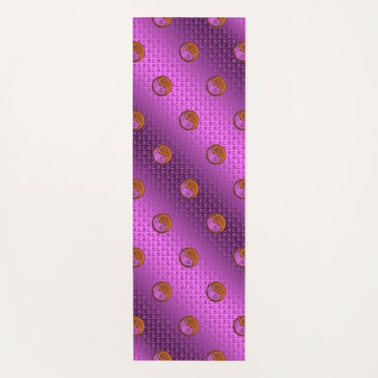 木の雄鶏の年 ヨガマット (正面)