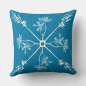 木の雪片 クッション (裏面)