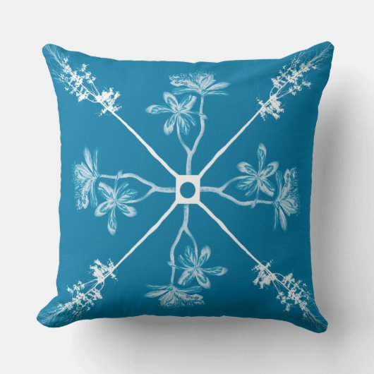 木の雪片 クッション (正面)