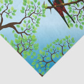 木の青い鳥 薄葉紙 (詳細)