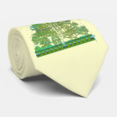 木の青 ネクタイ (ロール)