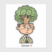 木の頭 シール (シート)