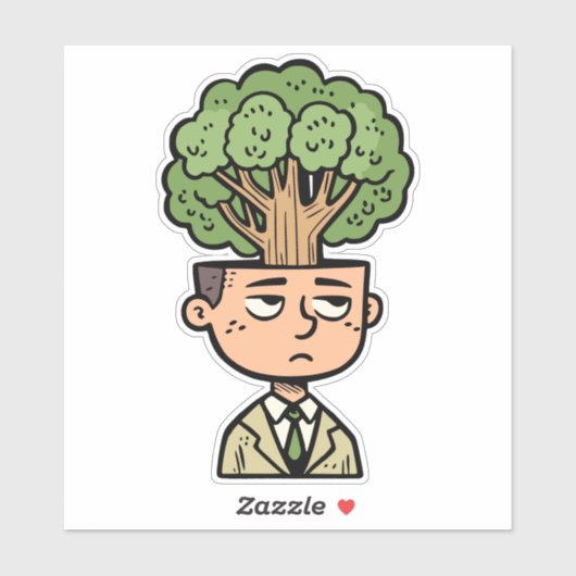 木の頭 シール (シート)