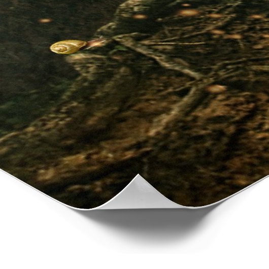 木の風景 ポスター (角)