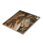 木の馬 タイル (側面)