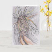 木の魔女カード カード (黄色い花)