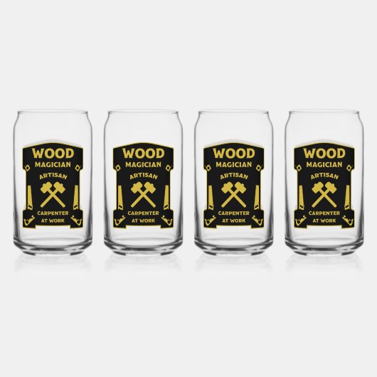 木の魔術師  ガラス缶 (正面)