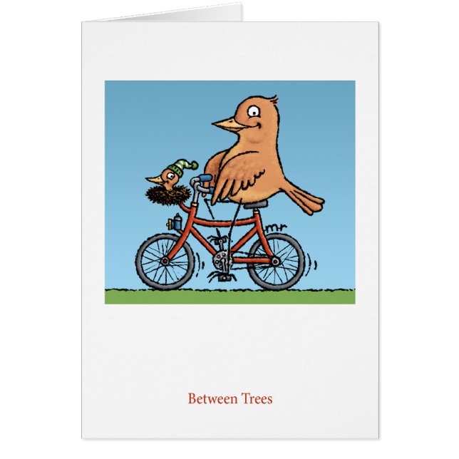 木の鳥カード間 (正面)