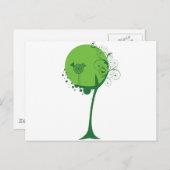 木の鳥 ポストカード (正面/裏面)