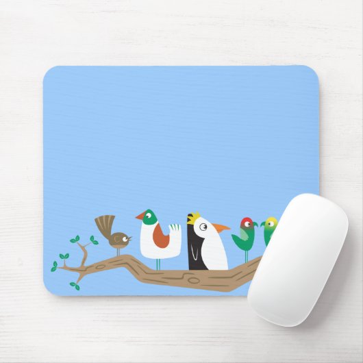 木の鳥 マウスパッド (マウス)