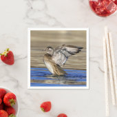 木の鴨が羽ばたき スタンダードカクテルナプキン (インサイチュ)