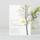 木の黄色い愛鳥- 2つは味方しました 招待状 (スタンド正面)