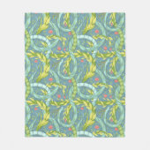 木の龍 フリースブランケット (正面)