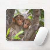 木の2匹の猿 マウスパッド (マウス)
