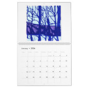 木の2016季節 カレンダー (1月 2026)