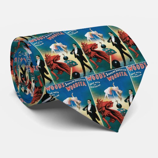 木の~のWooditaの手品師のヴィンテージの魔法の行為 ネクタイ (ロール)