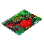 木の（鳥）ショウジョウコウカンチョウ ノートブック (左側)