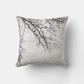 木の(鳥)ショウジョウコウカンチョウ、版権カレンJウィリアムス クッション (裏面)