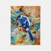 木のBlue Jays フリースブランケット (正面)