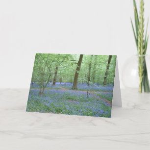 木のBluebells カード