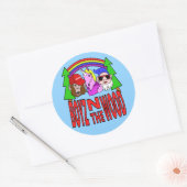 木のBoyz ラウンドシール (封筒)