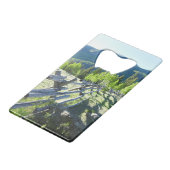 木のFenceline クレジットカード栓抜き (正面アングル)