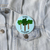 木のHuggerのアースデーボタン 缶バッジ (インサイチュ)